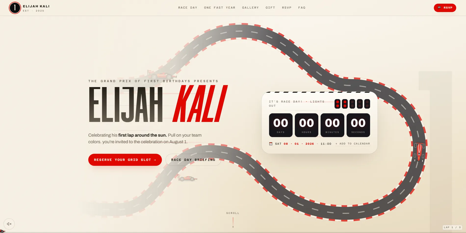 Elijah Grand Prix screenshot