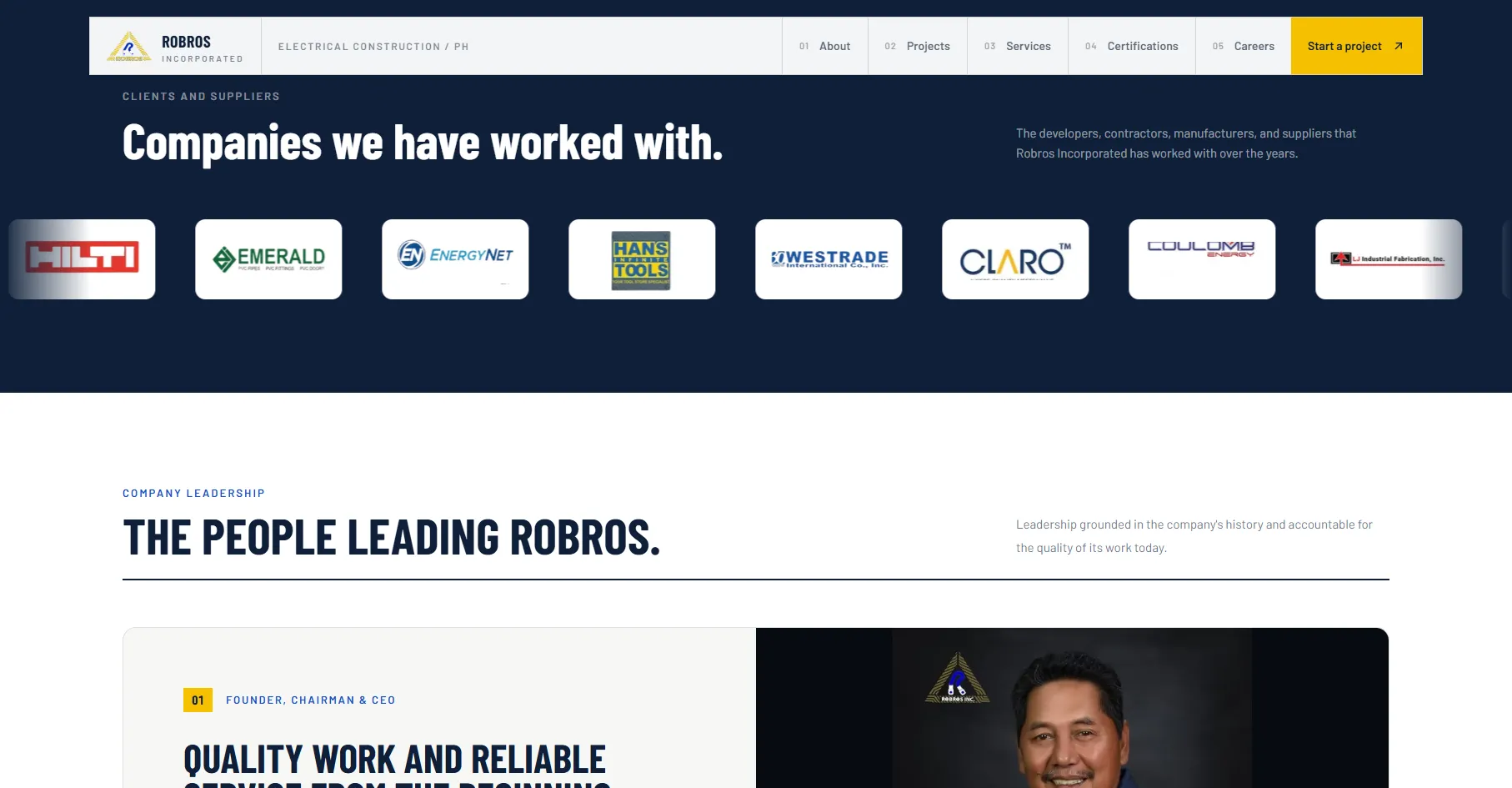 Robros Incorporated screenshot 2