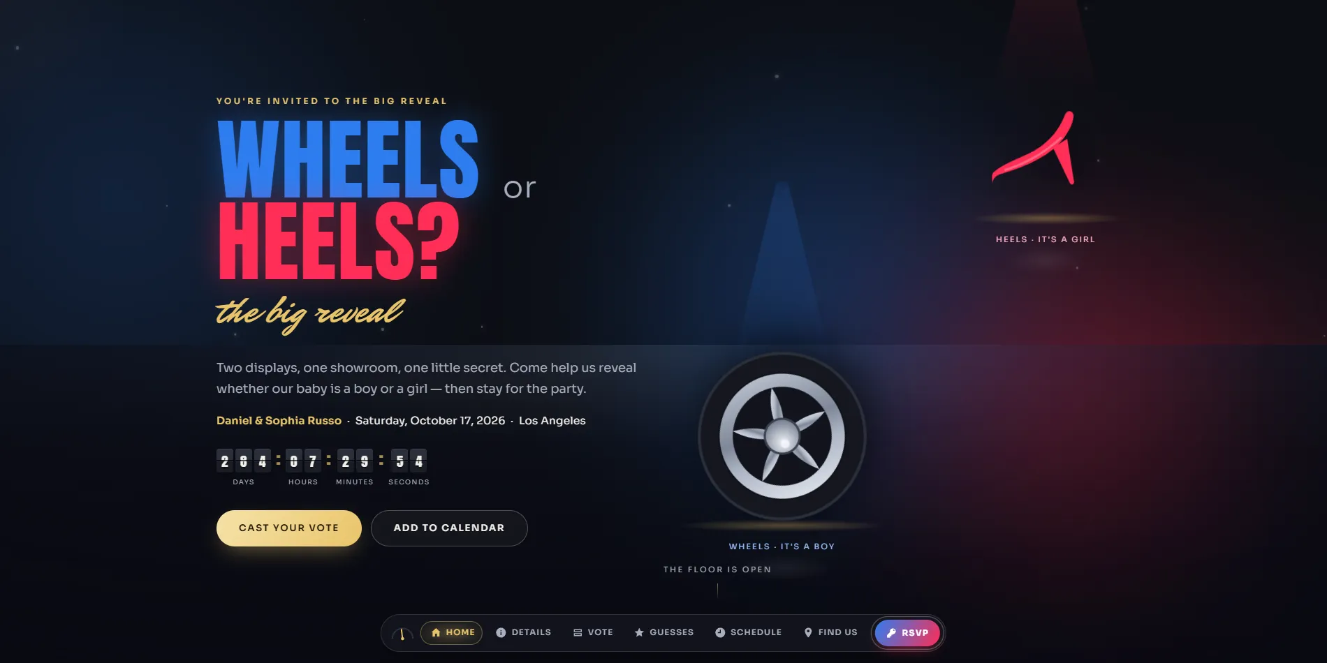 Wheels or Heels screenshot