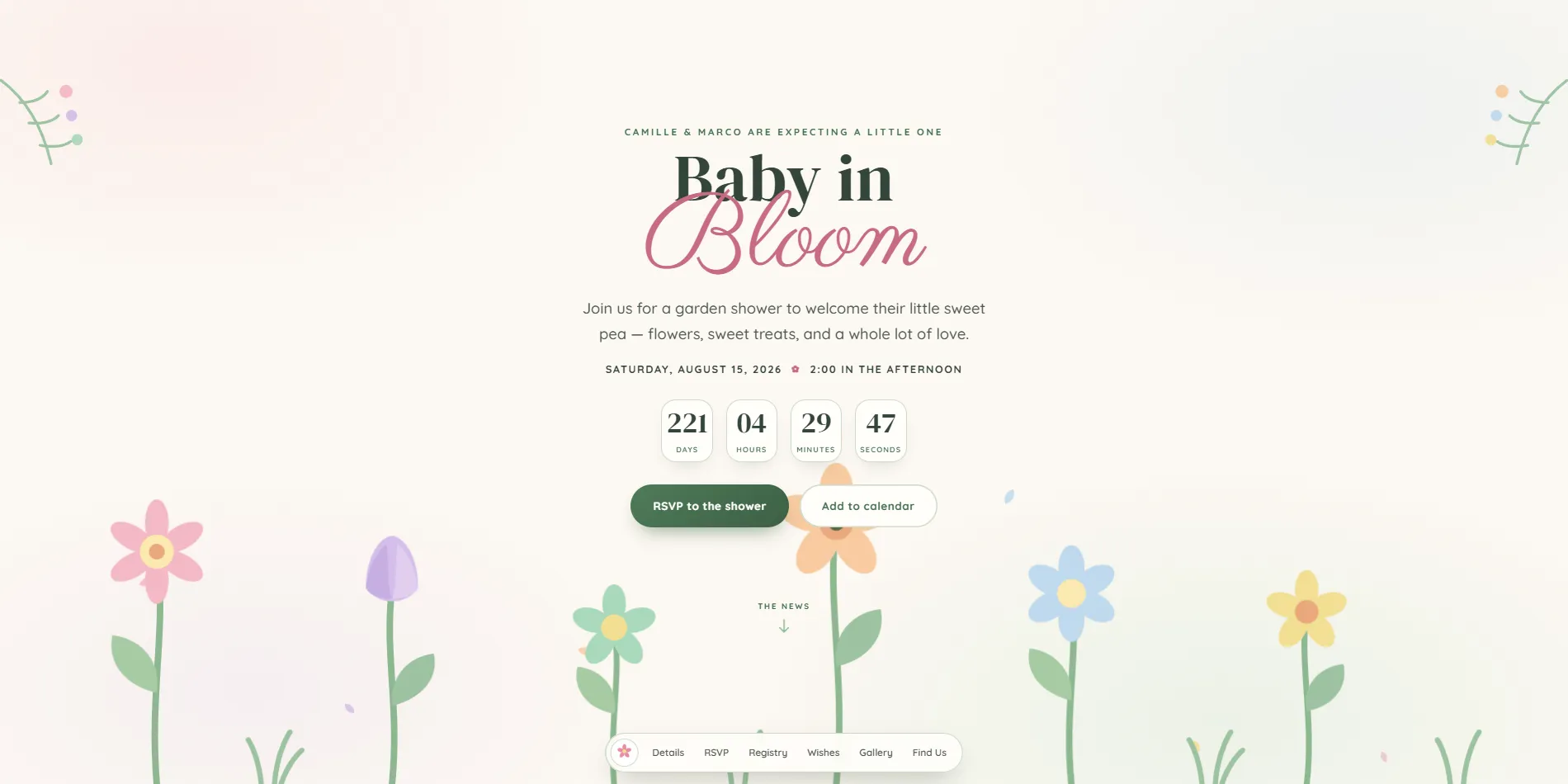 Baby in Bloom screenshot